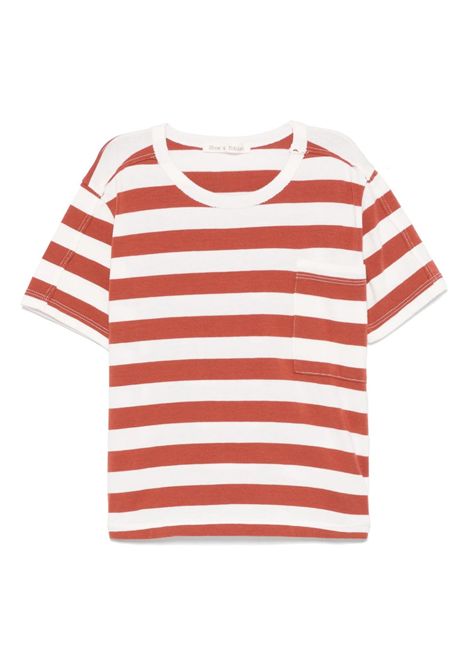 T-shirt a righe ZHOE & TOBIAH KIDS | JCS6MBIANCO/COCCIO